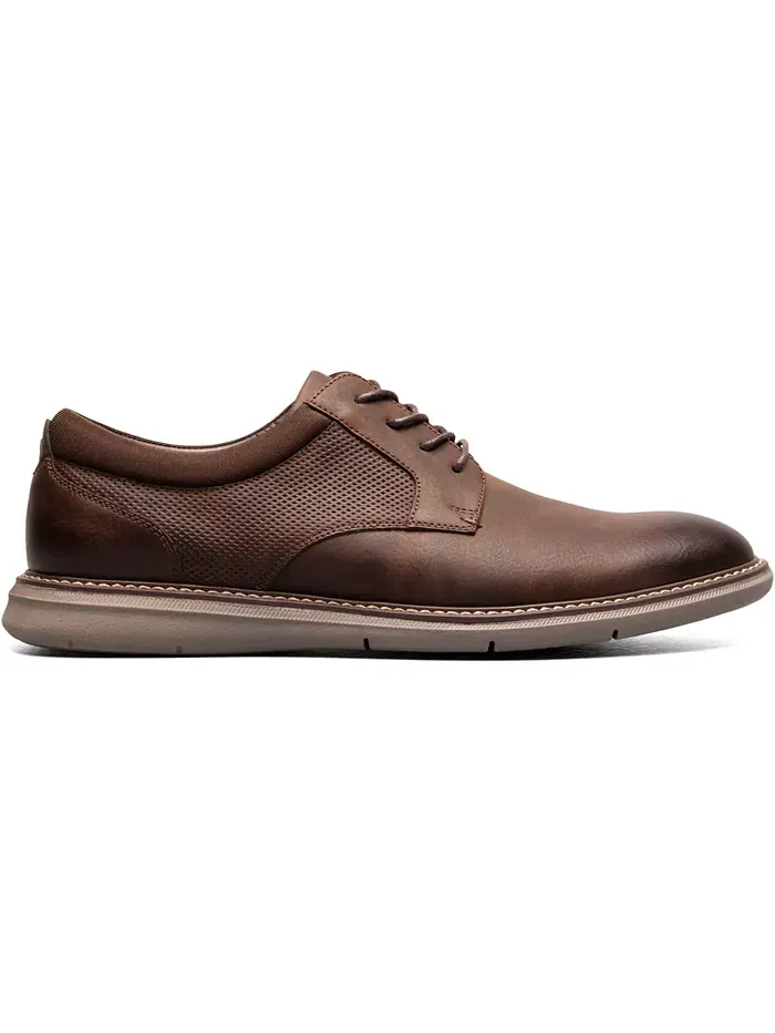 Мужские оксфорды Chase Plain Toe Nunn Bush — изображение 2 из 8, коричневый