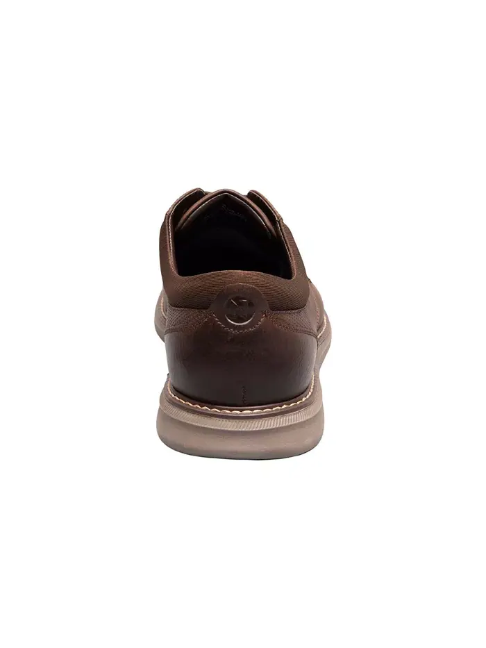 Мужские оксфорды Chase Plain Toe Nunn Bush — изображение 4 из 8, коричневый