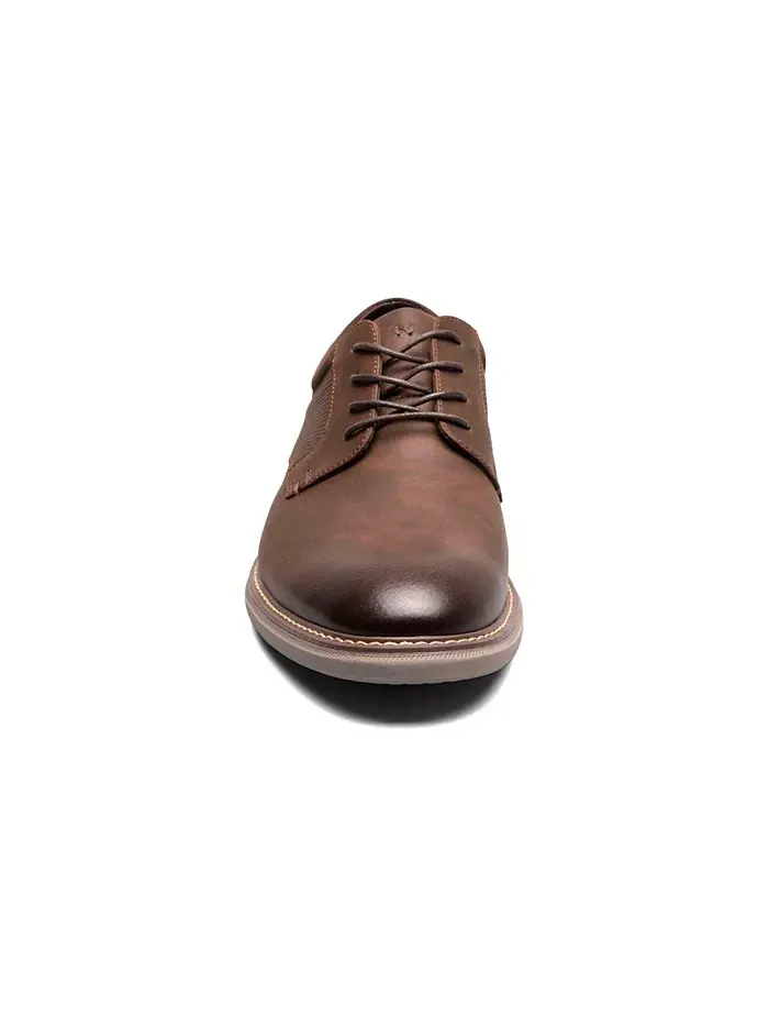 Мужские оксфорды Chase Plain Toe Nunn Bush — изображение 5 из 8, коричневый