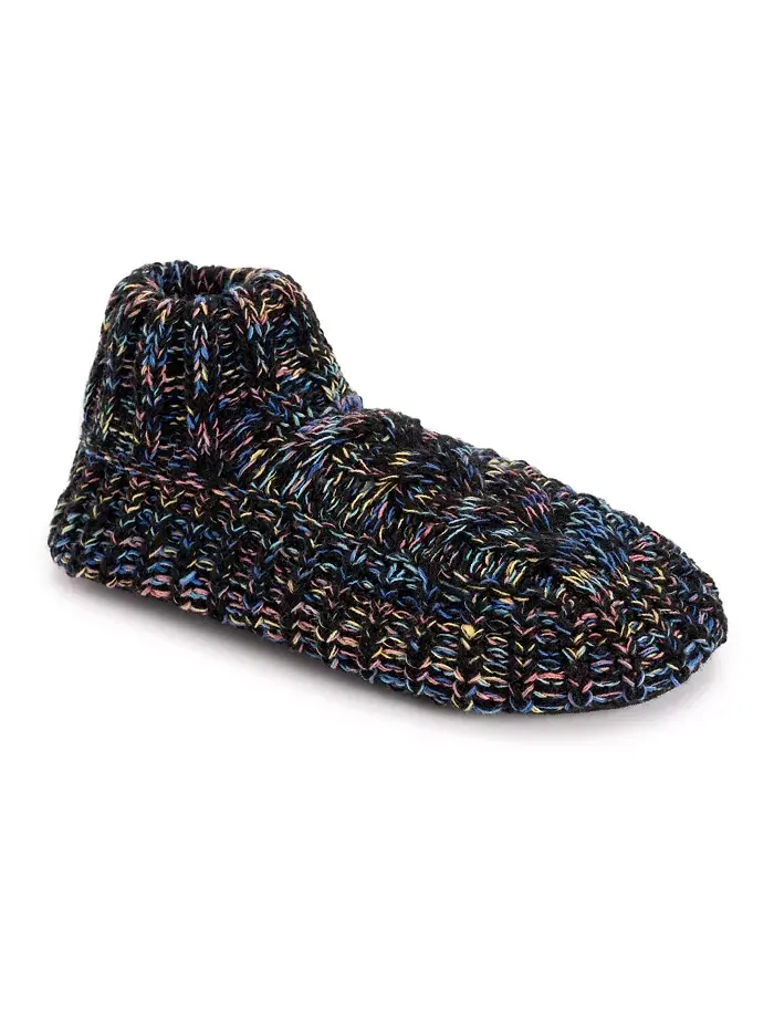 Женские ботинки Icelandic Space Dye Marl с манжетами Muk Luks — изображение 1 из 8, черный