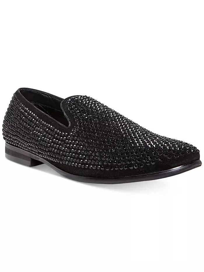 Мужские тапочки Caviar Rhinestone Smoke Slipper Steve Madden
