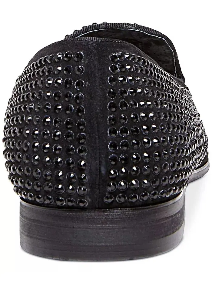 Мужские тапочки Caviar Rhinestone Smoke Slipper Steve Madden — изображение 3 из 4, черный