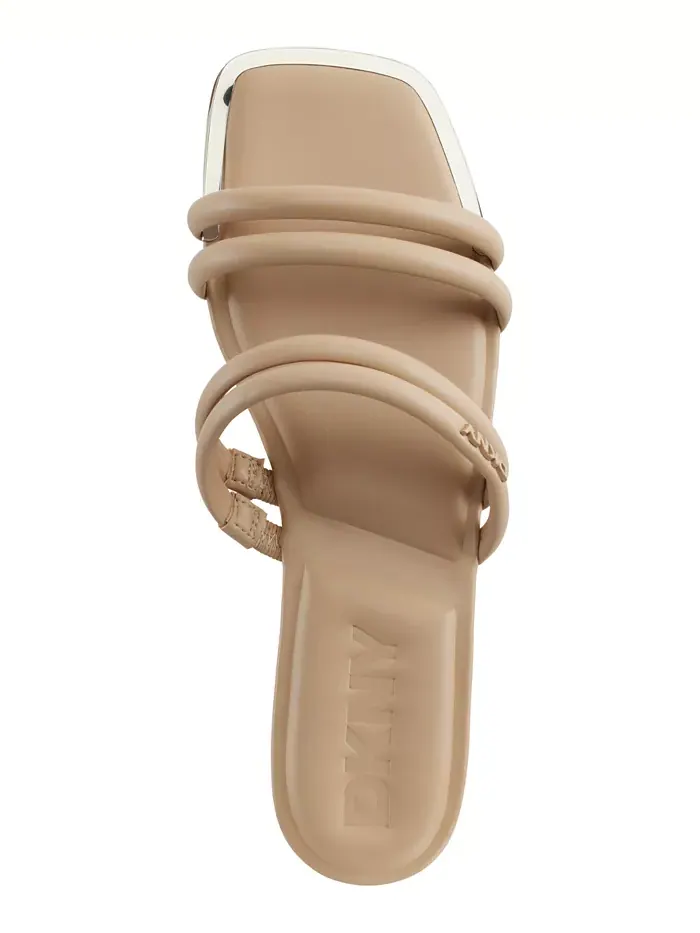 Женские сандалии Dee Strappy Slide DKNY — изображение 4 из 9, коричневый