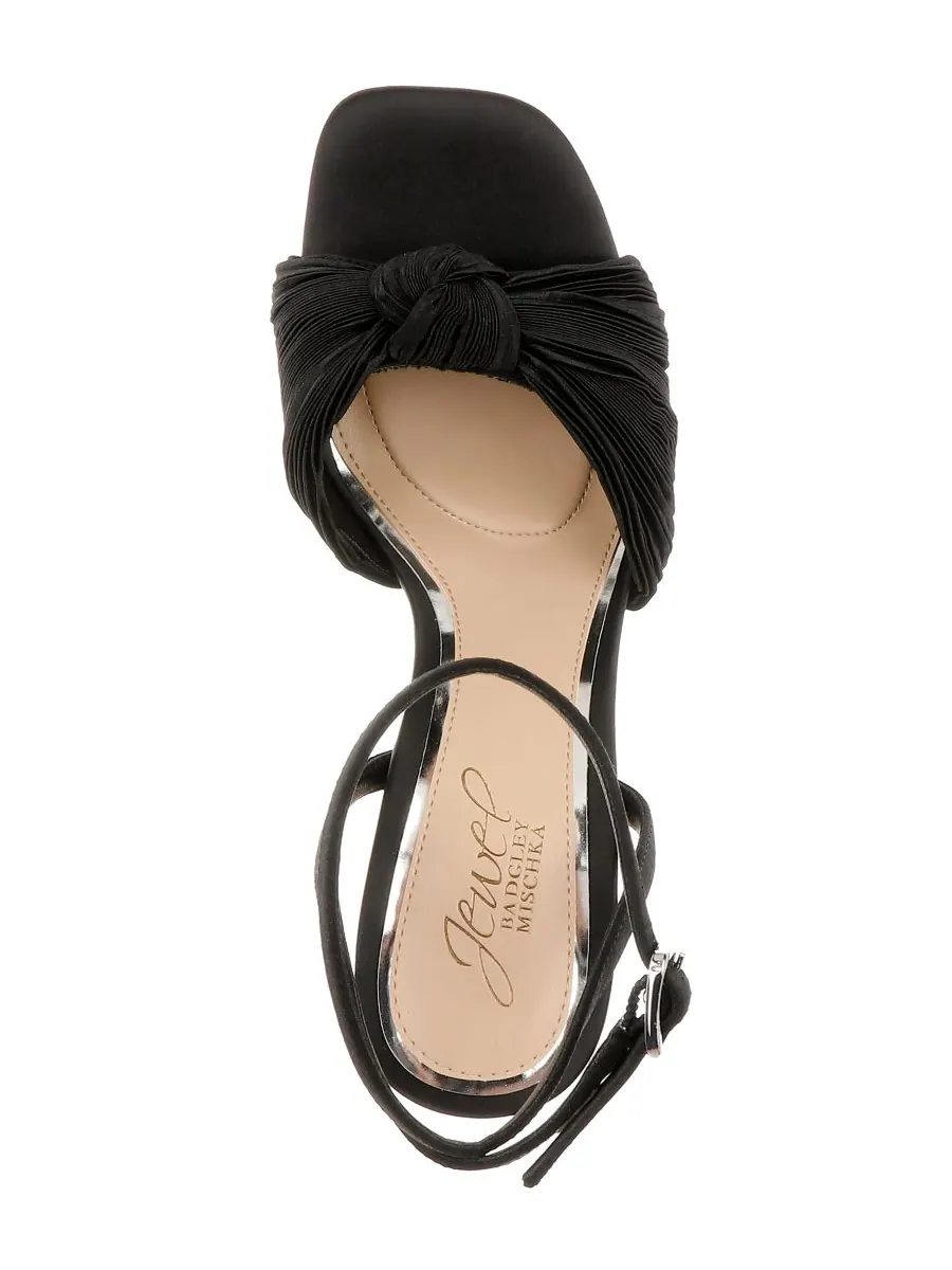 Женские вечерние сандалии Icelynn Jewel Badgley Mischka — изображение 4 из 5, черный