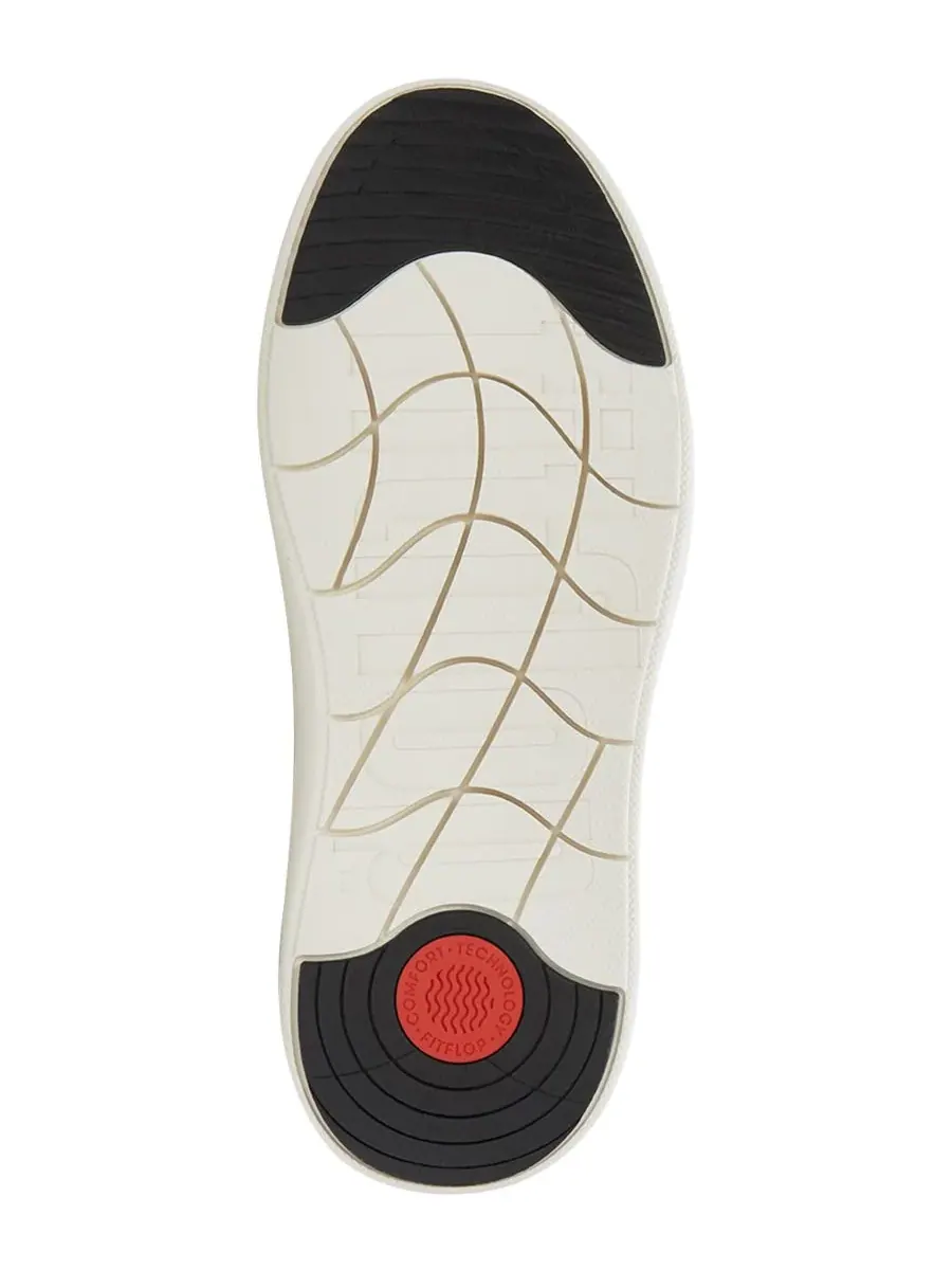 Женские кроссовки RTG Blanket Stitch на шнуровке FitFlop — изображение 4 из 7, кремовый/черный