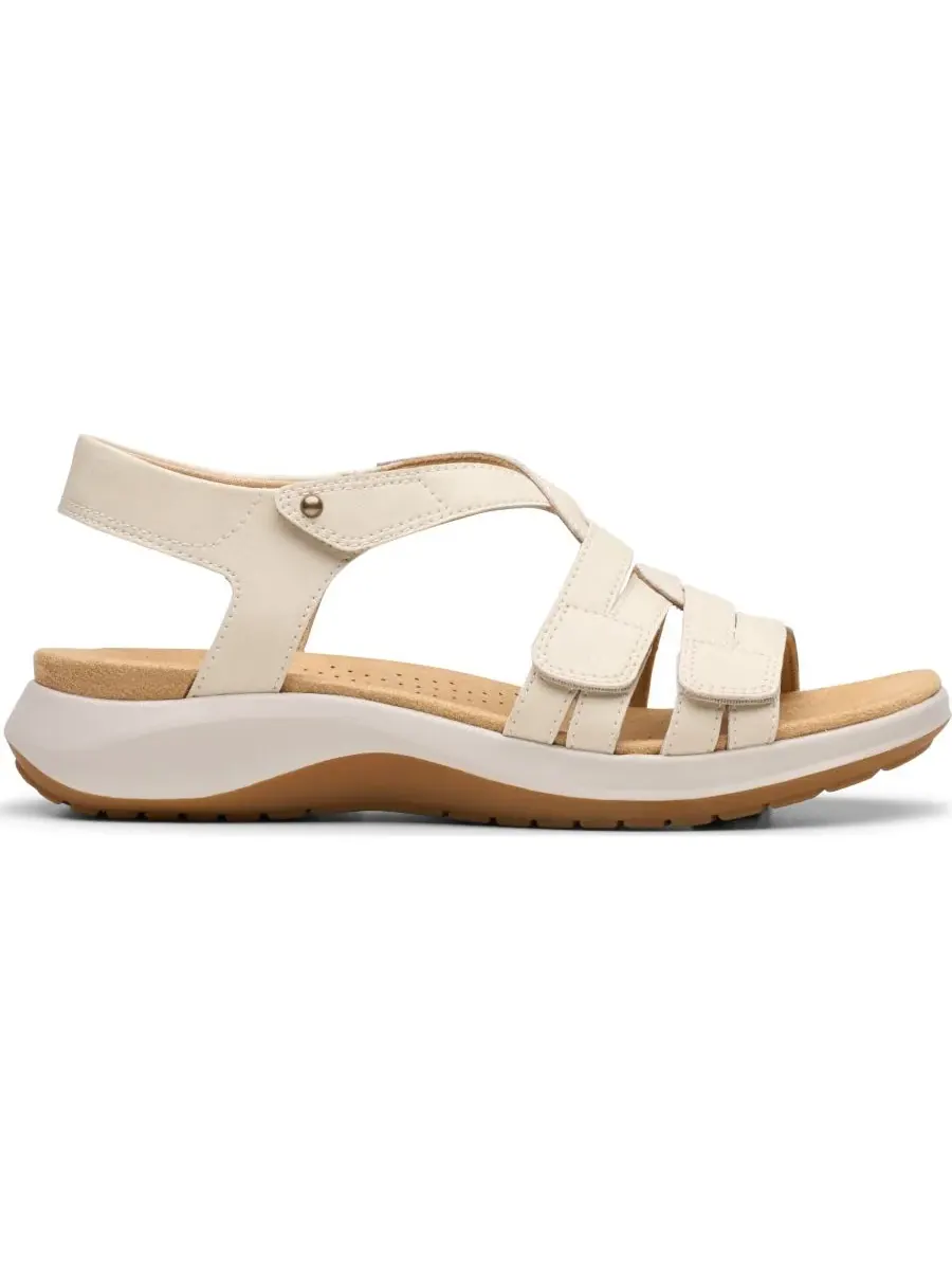 Сандалии женские Clarks Maelynn Paige с круглым носком — изображение 2 из 7, кремовый