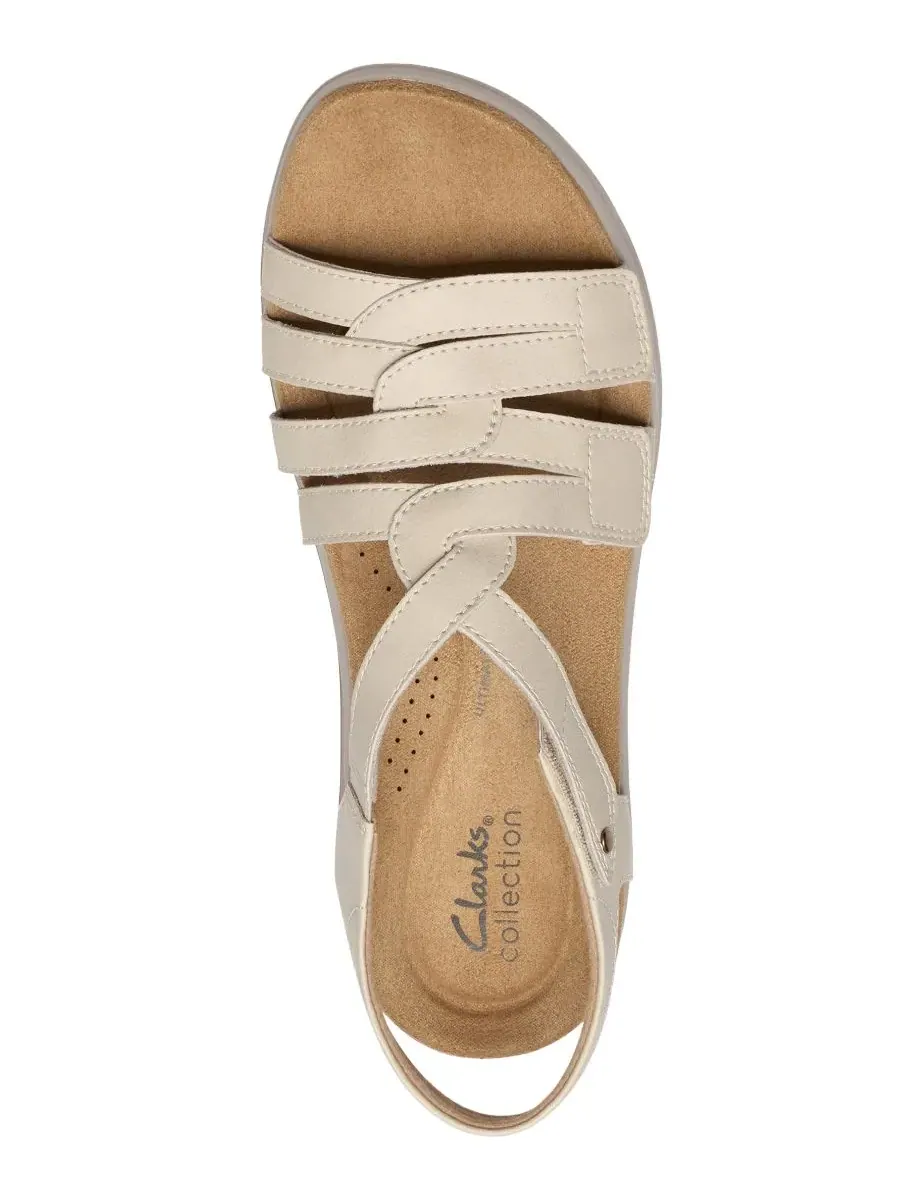 Сандалии женские Clarks Maelynn Paige с круглым носком — изображение 4 из 7, кремовый