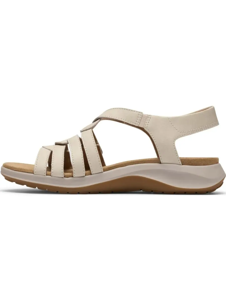 Сандалии женские Clarks Maelynn Paige с круглым носком — изображение 6 из 7, кремовый