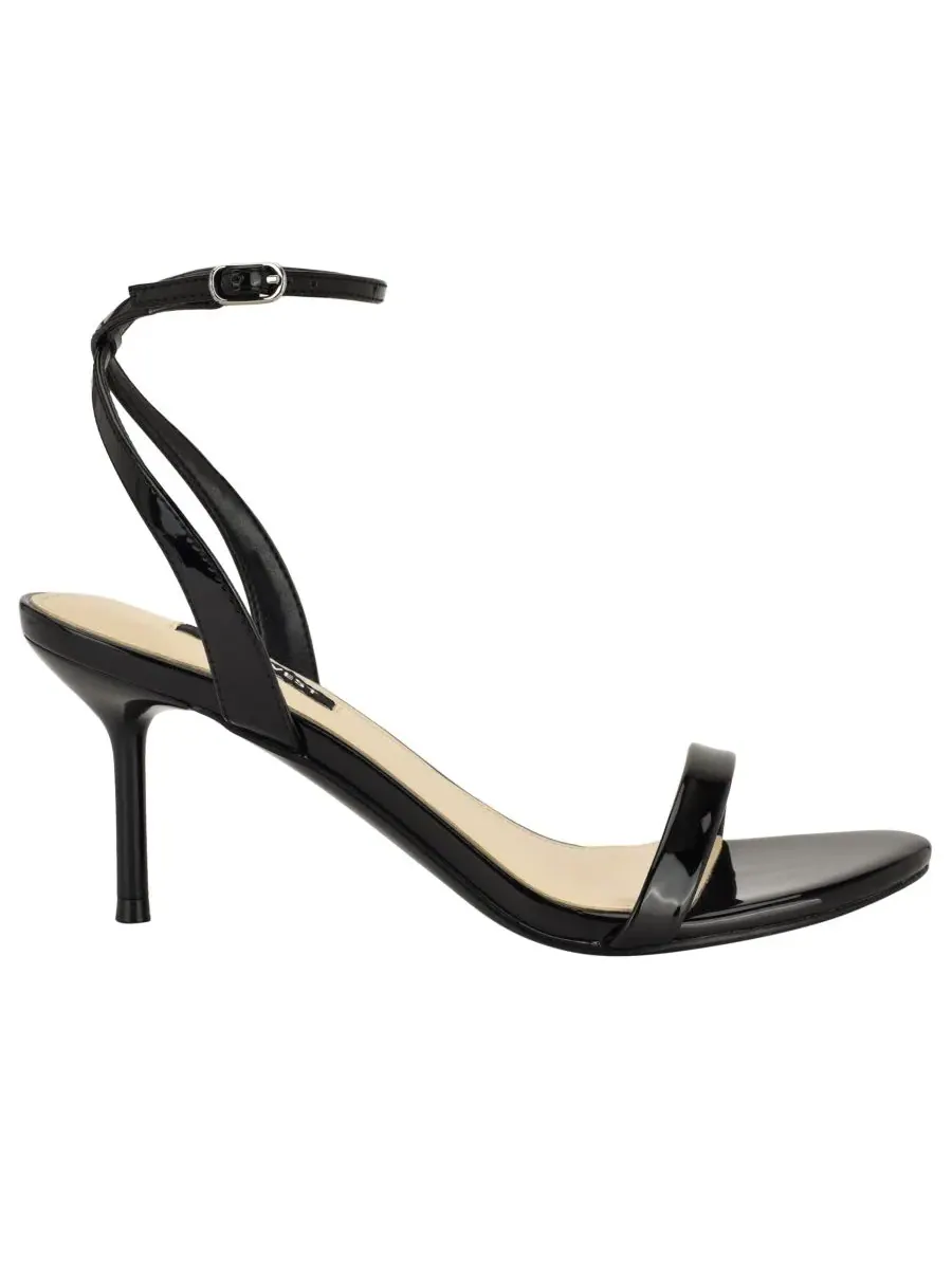 Женские босоножки на шпильке с ремешками в стиле «Вальс» Nine West — изображение 2 из 5, черный