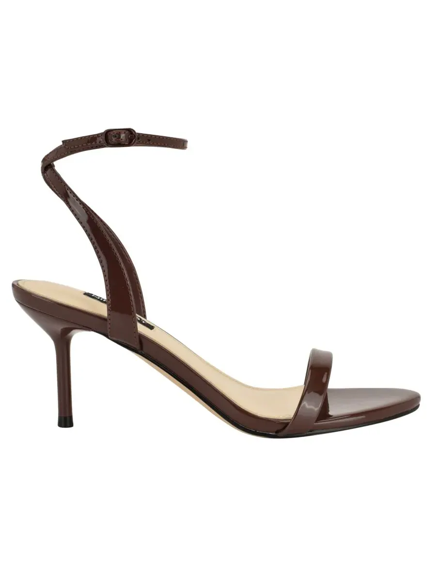 Женские босоножки на шпильке с ремешками в стиле «Вальс» Nine West — изображение 2 из 5, коричневый