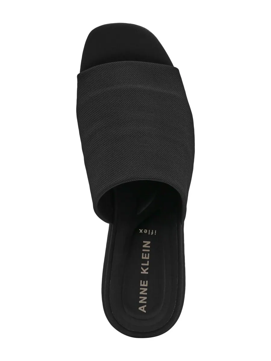 Женские сандалии на танкетке Wishful Anne Klein — изображение 4 из 7, черный