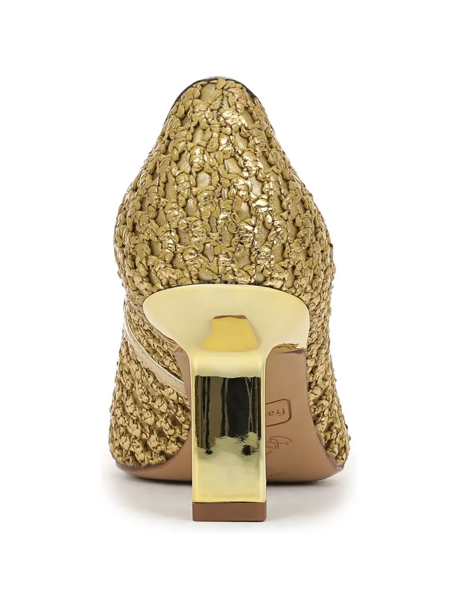 Женские туфли-лодочки Julissa с острым носком Franco Sarto — изображение 3 из 5, золотистый
