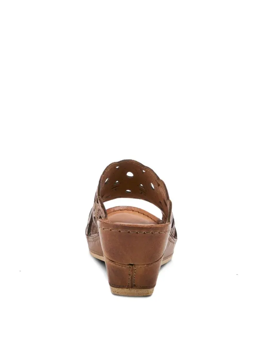 Женские сандалии-танкетки Spring Step Labarnas — изображение 3 из 6, коричневый