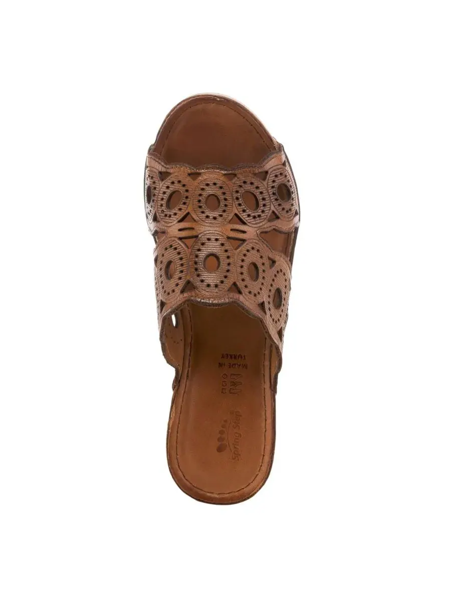 Женские сандалии-танкетки Spring Step Labarnas — изображение 4 из 6, коричневый