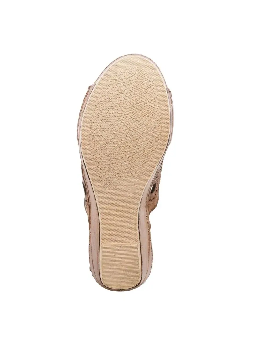 Женские сандалии-танкетки Spring Step Labarnas — изображение 5 из 6, коричневый