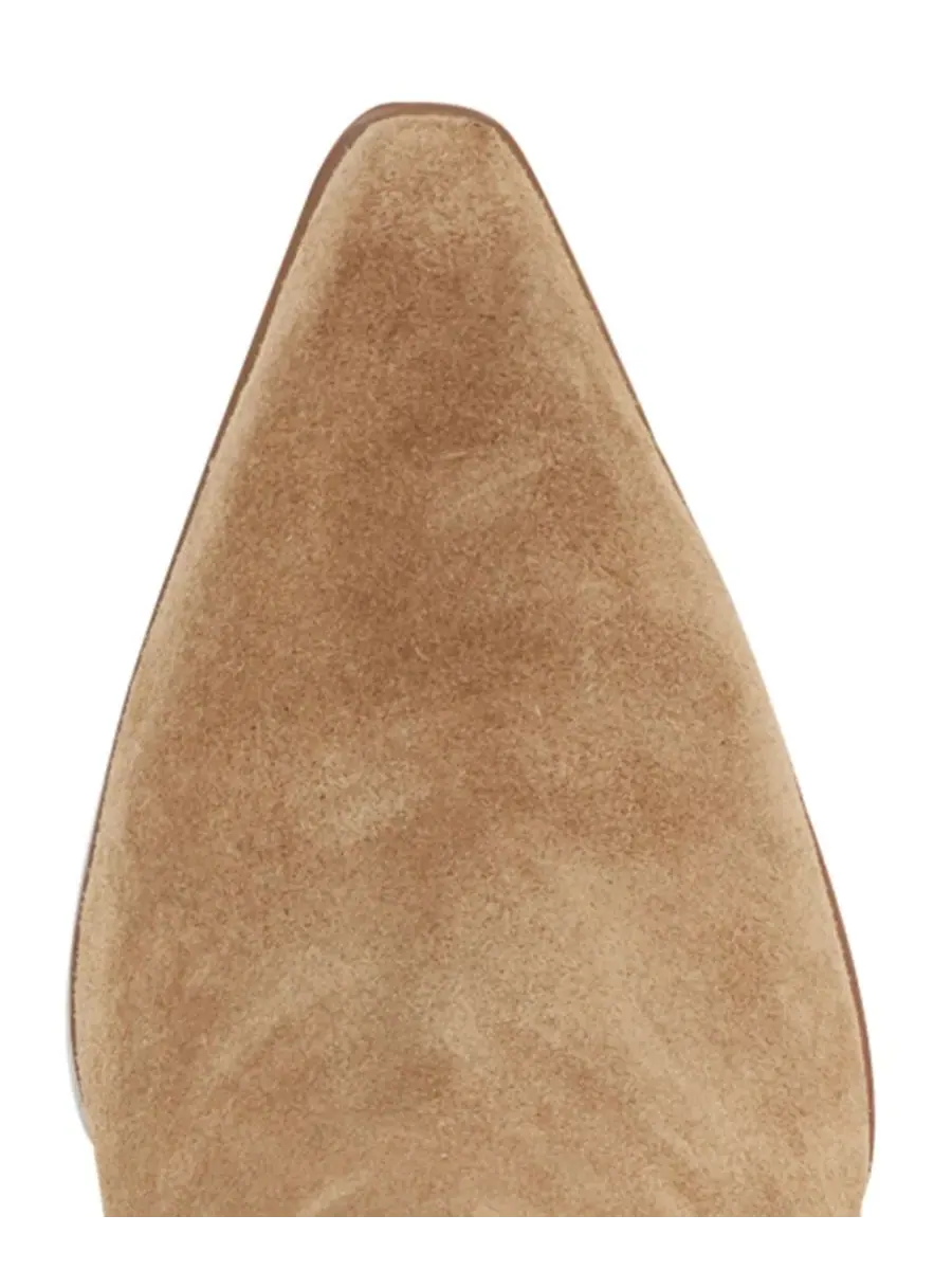 Ботинки-челси с высоким голенищем на каблуке Natural Suede Marc Fisher LTD — изображение 4 из 5