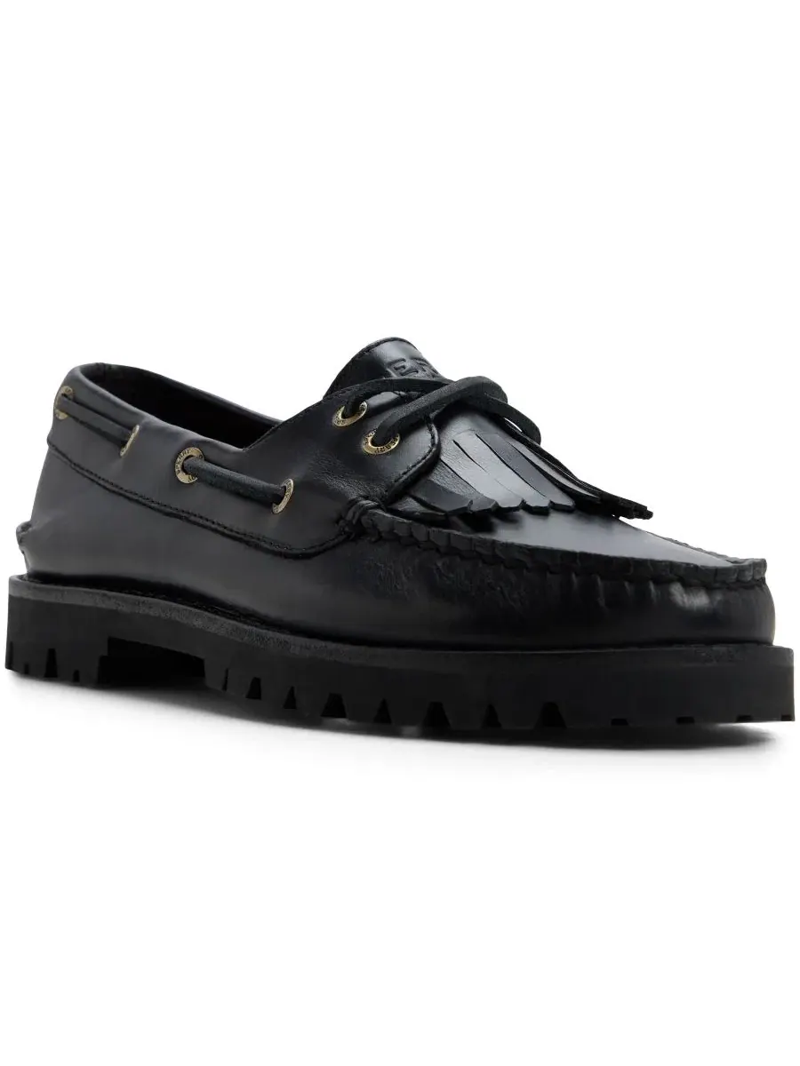 Лоферы на каблуке с кисточками и рифленой подошвой, модель Authentic Original Eye Low Lug Kiltie