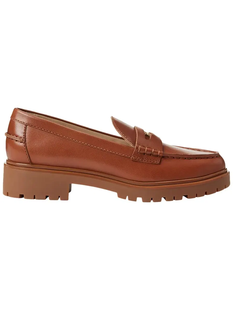 Лоферы Marli на каблуке Lauren Ralph Lauren — изображение 2 из 4, бежевый