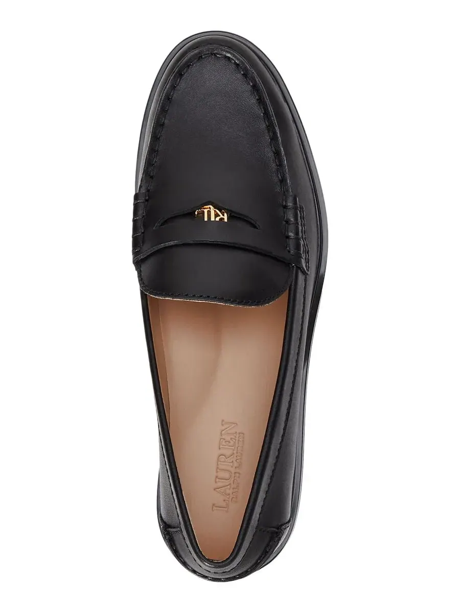 Лоферы Марли на каблуке Lauren Ralph Lauren — изображение 4 из 4, черный