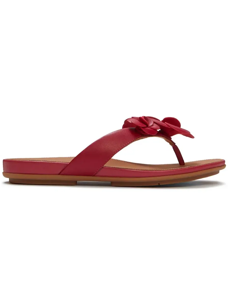 Босоножки-вьетнамки Gracie Flower FitFlop — изображение 2 из 6, жженый ягодный