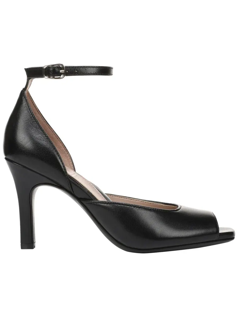 Женские босоножки на каблуке-шпильке с ремешками Asha Stiletto Strappy Naturalizer — изображение 2 из 5, черный