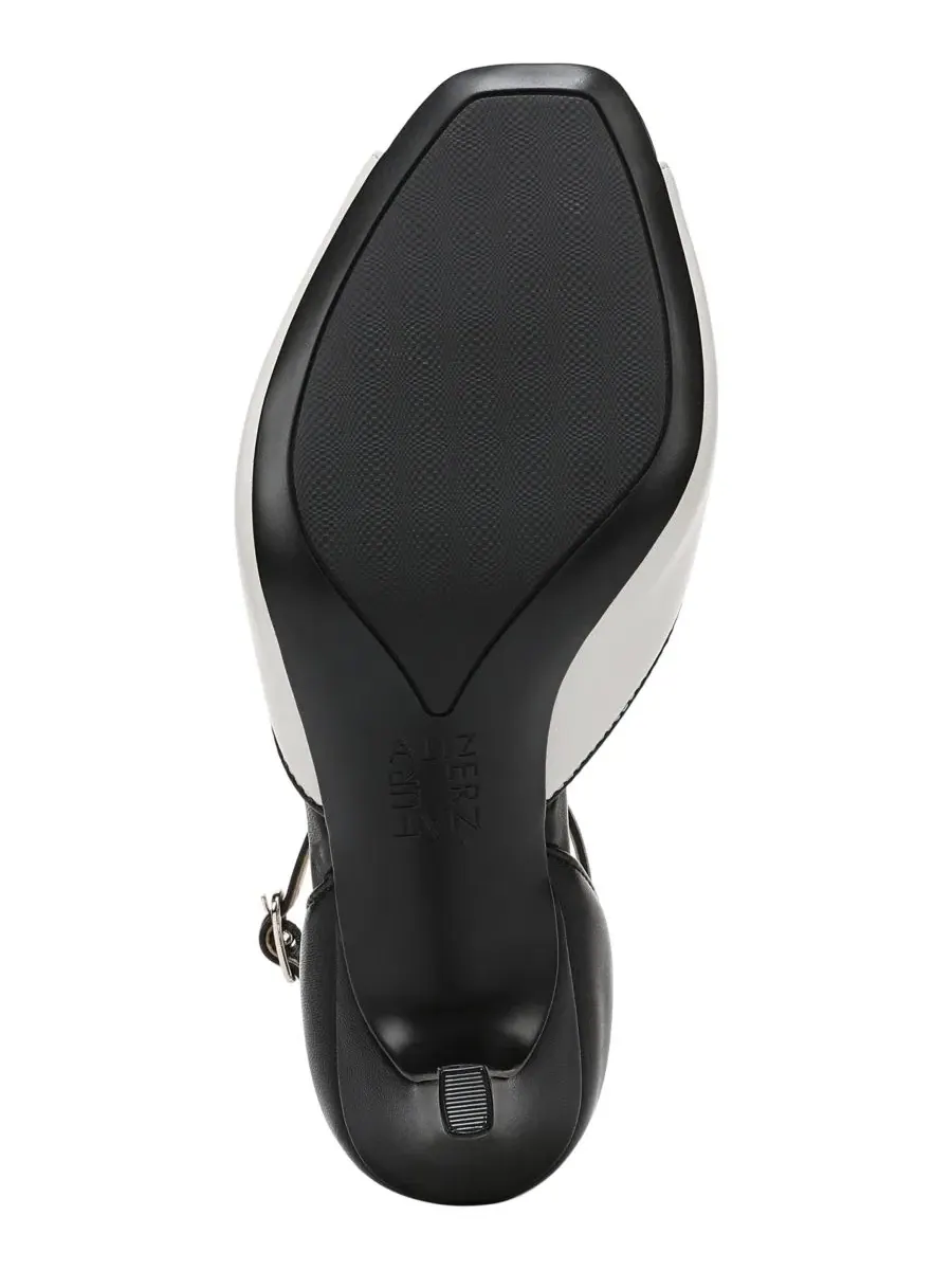 Босоножки на каблуке с открытым носком Asha Stiletto Strappy Naturalizer — изображение 5 из 5, черный/белый