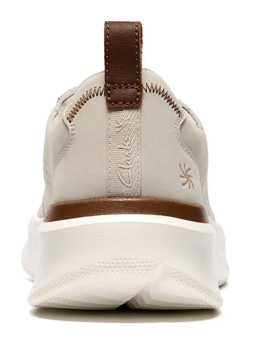 Кроссовки мужские Clarks Cloudsteppers Solevana Style, кожаные — изображение 3 из 6, белый