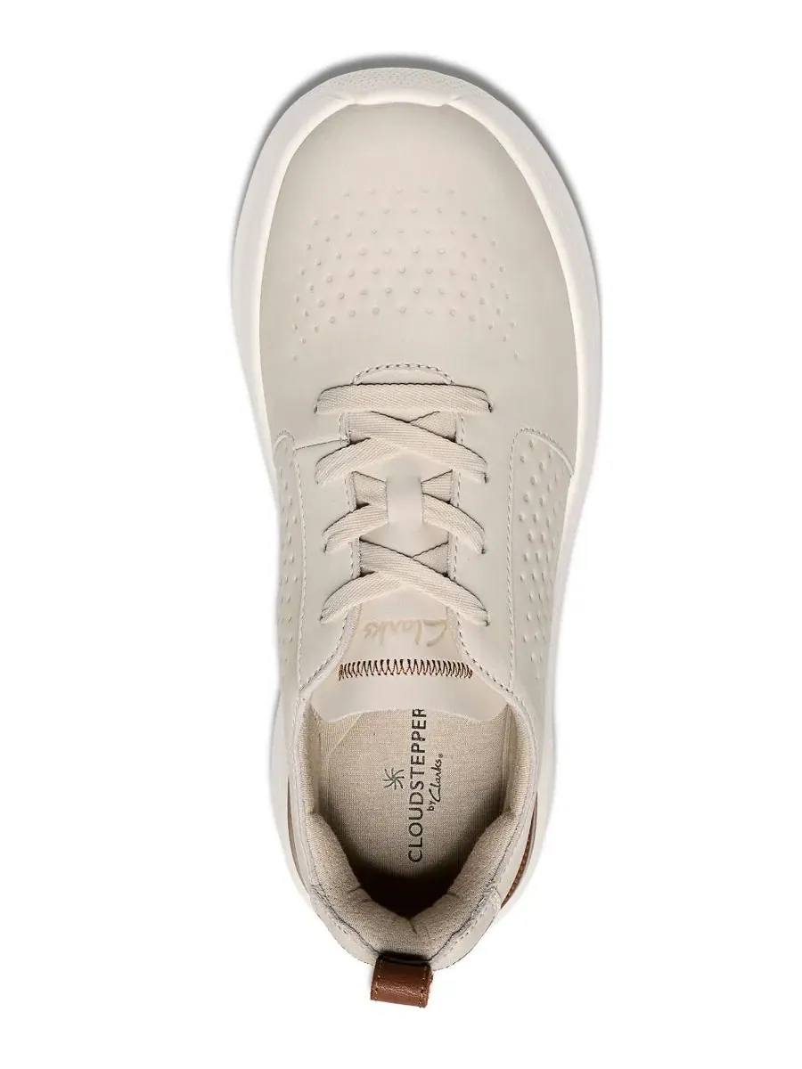 Кроссовки мужские Clarks Cloudsteppers Solevana Style, кожаные — изображение 4 из 6, белый