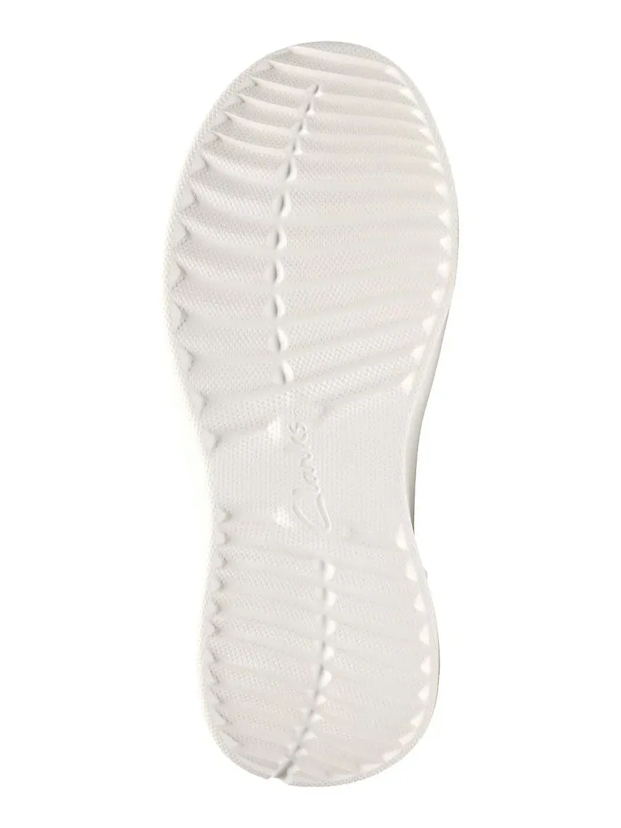 Кроссовки мужские Clarks Cloudsteppers Solevana Style, кожаные — изображение 5 из 6, белый
