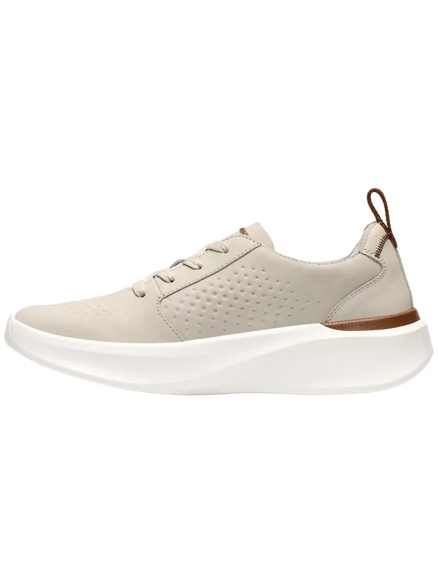 Кроссовки мужские Clarks Cloudsteppers Solevana Style, кожаные — изображение 6 из 6, белый