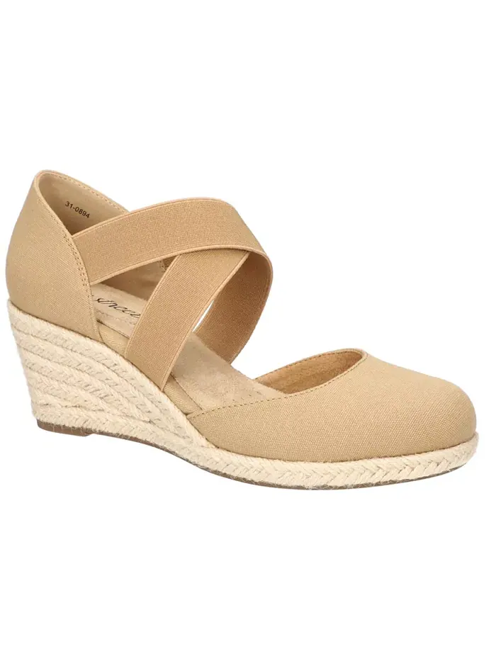 Женские эспадрильи на клиновидной подошве Pari Slip-On Easy Street — 1