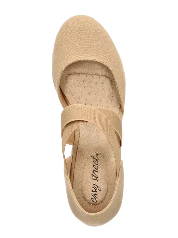 Женские эспадрильи на клиновидной подошве Pari Slip-On Easy Street — 4