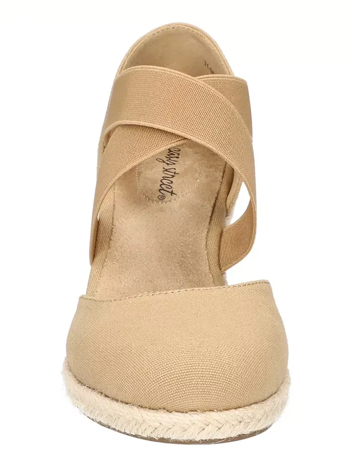Женские эспадрильи на клиновидной подошве Pari Slip-On Easy Street — 7