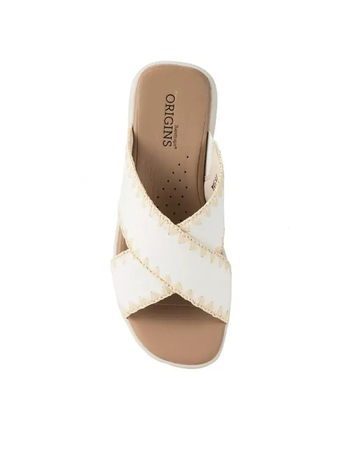 Женские сандалии Origins Dolinda Slide Slip-On Baretraps — изображение 4 из 5, белый