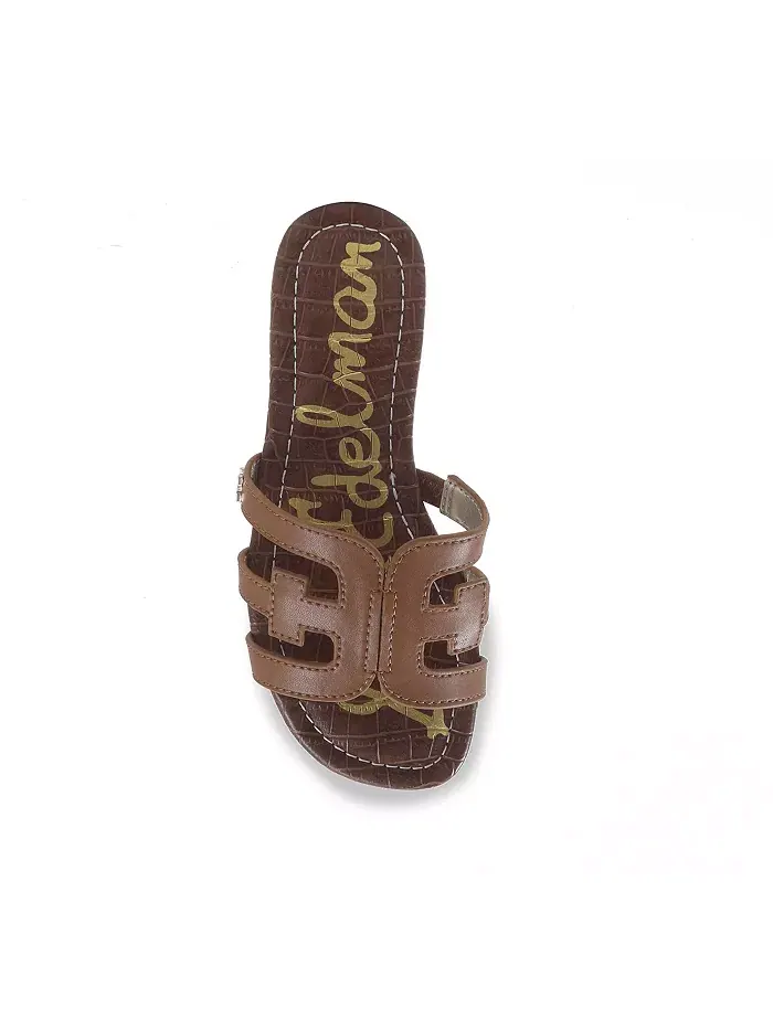 Плоские сандалии Bella Bay для девочек и подростков Sam Edelman — изображение 5 из 7, коричневый