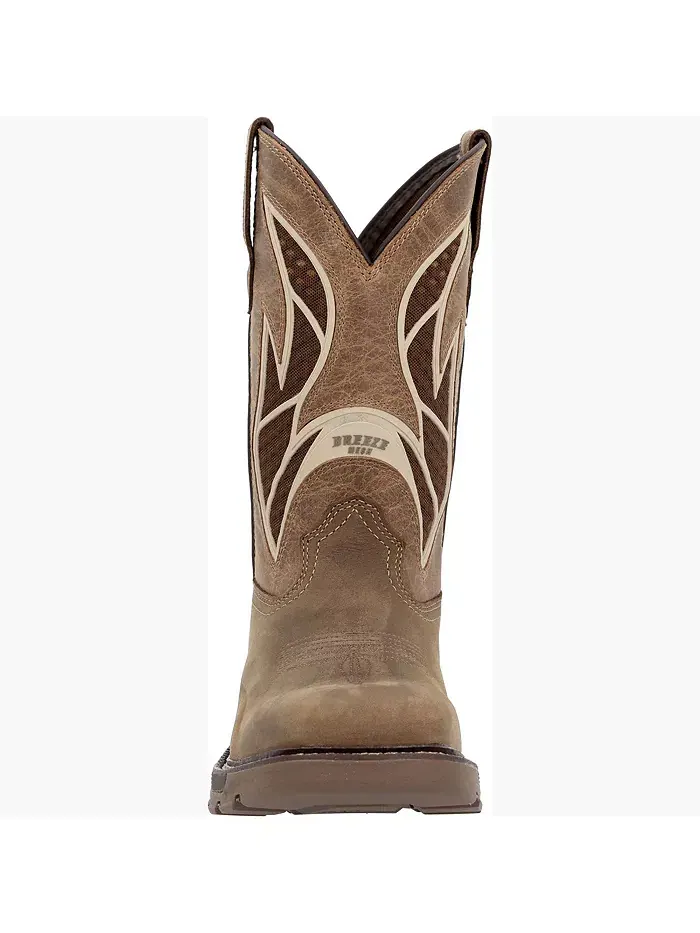 Мужские рабочие ботинки Carbo-Tec FLX Pull-on с технологией InsulKul Georgia Boot — изображение 3 из 7, коричневый