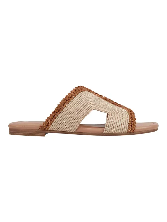 Женские сандалии Nashie Slip On с квадратным носком Marc Fisher LTD — изображение 2 из 5, черный