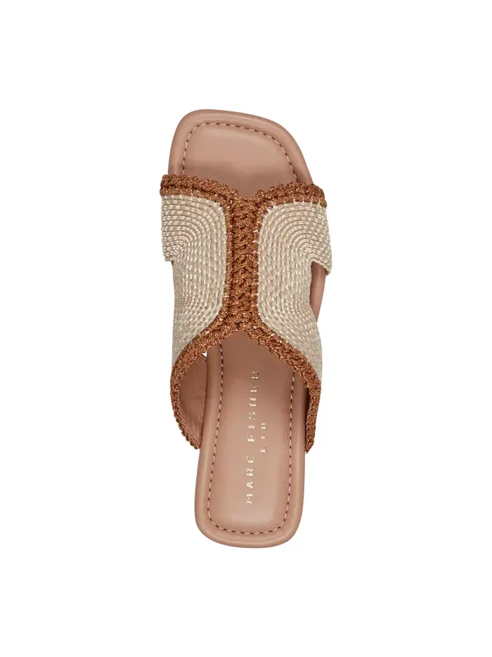 Женские сандалии Nashie Slip On с квадратным носком Marc Fisher LTD — изображение 4 из 5, черный