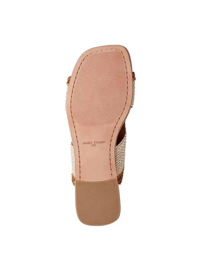 Женские сандалии Nashie Slip On с квадратным носком Marc Fisher LTD — изображение 5 из 5, черный