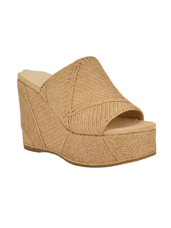 Женские сандалии Evenz на платформе с плетеным клином GUESS