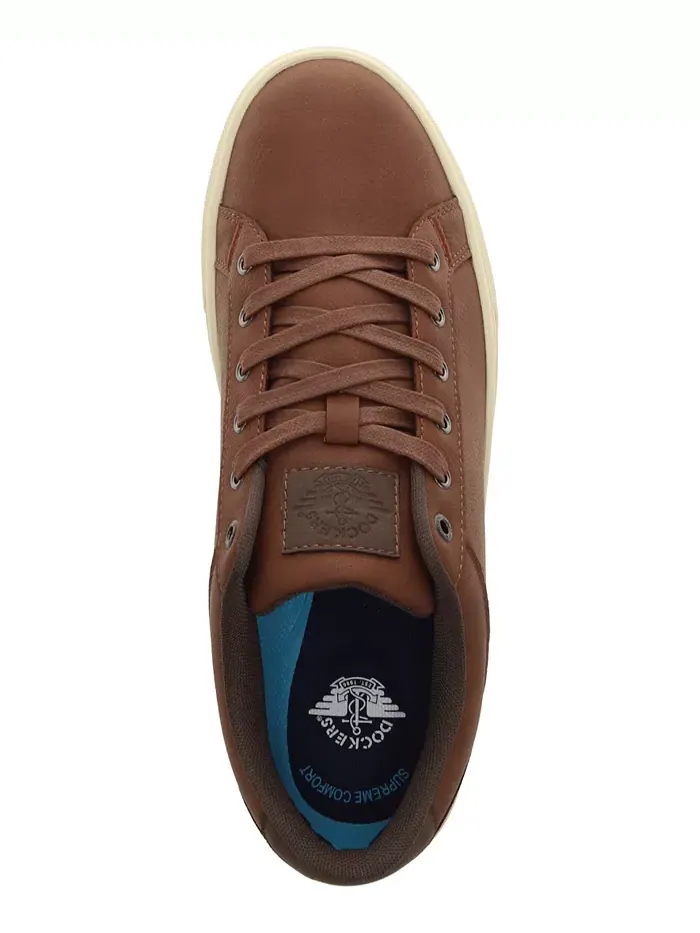 Мужские повседневные кроссовки Jensen Dockers — изображение 4 из 6, коричневый