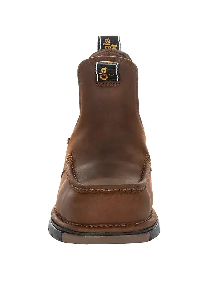 Мужские рабочие ботинки Chelsea Athens Waterproof Georgia Boot — изображение 6 из 7, коричневый