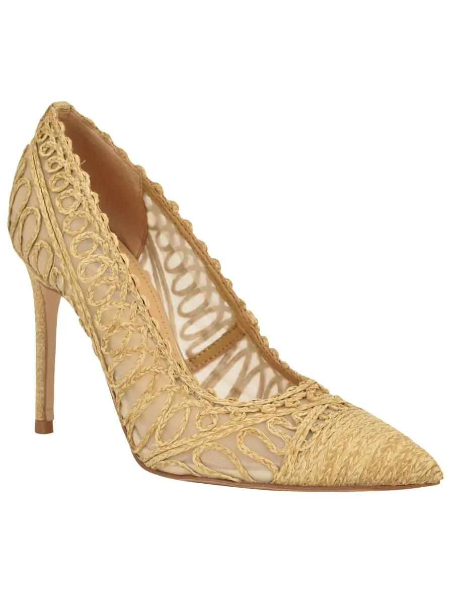 Женские туфли-лодочки Frista с плетеным носком и острым носком на шпильке Nine West