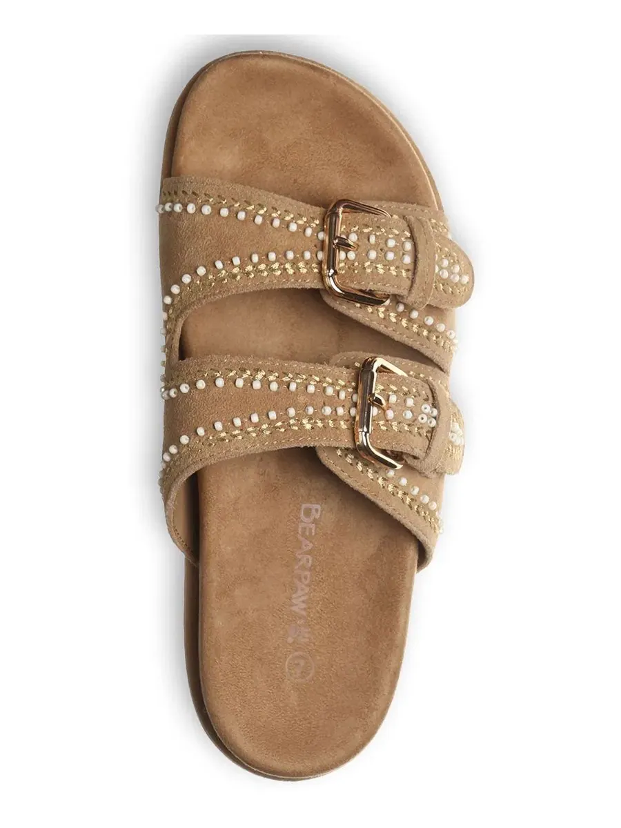 Женские сандалии Anya с круглым носком BEARPAW — изображение 3 из 5, коричневый