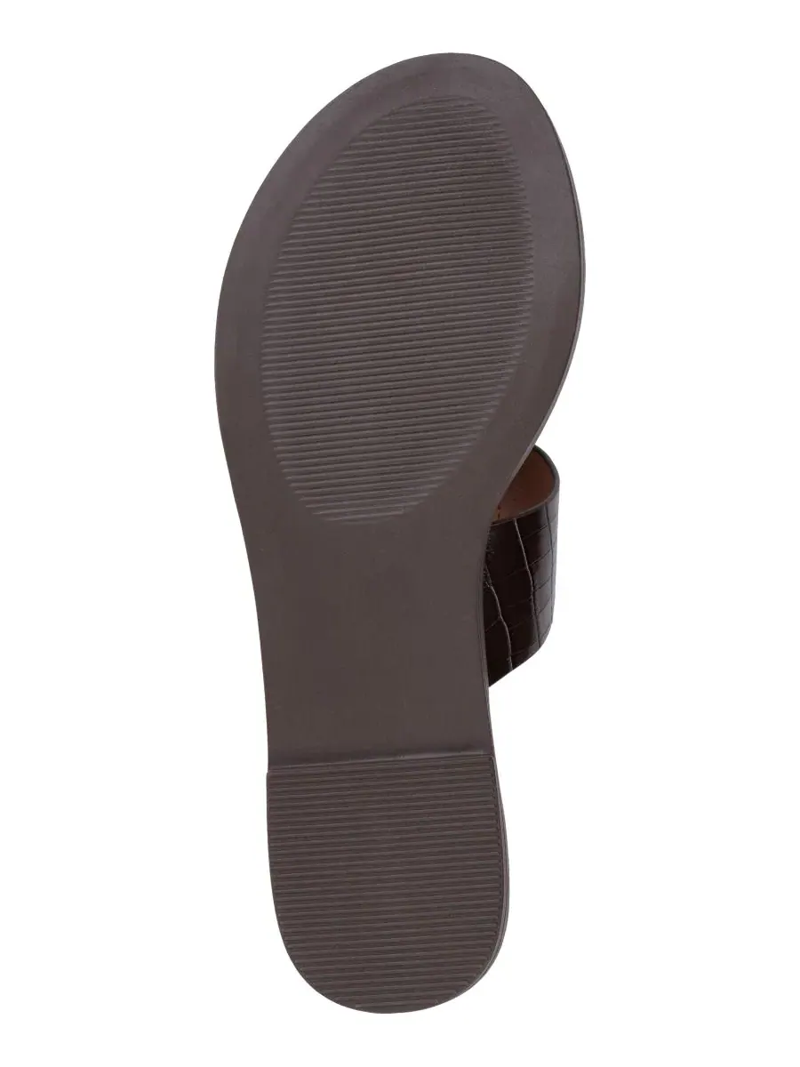 Женские сандалии на плоской подошве Evarie Hardware GC Shoes — изображение 5 из 5, коричневый