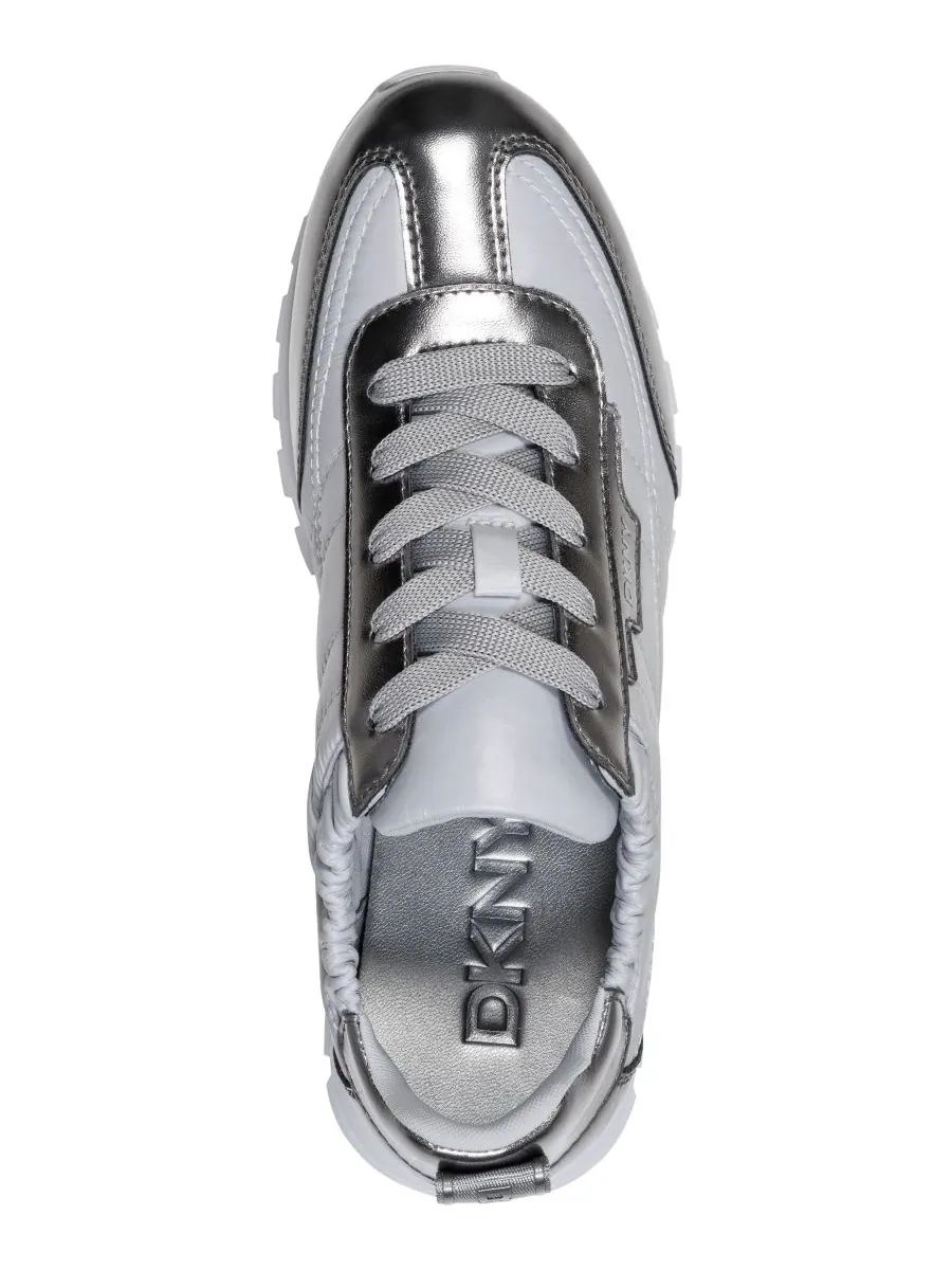 Женские кроссовки Fahn на шнуровке DKNY — изображение 4 из 6, серый