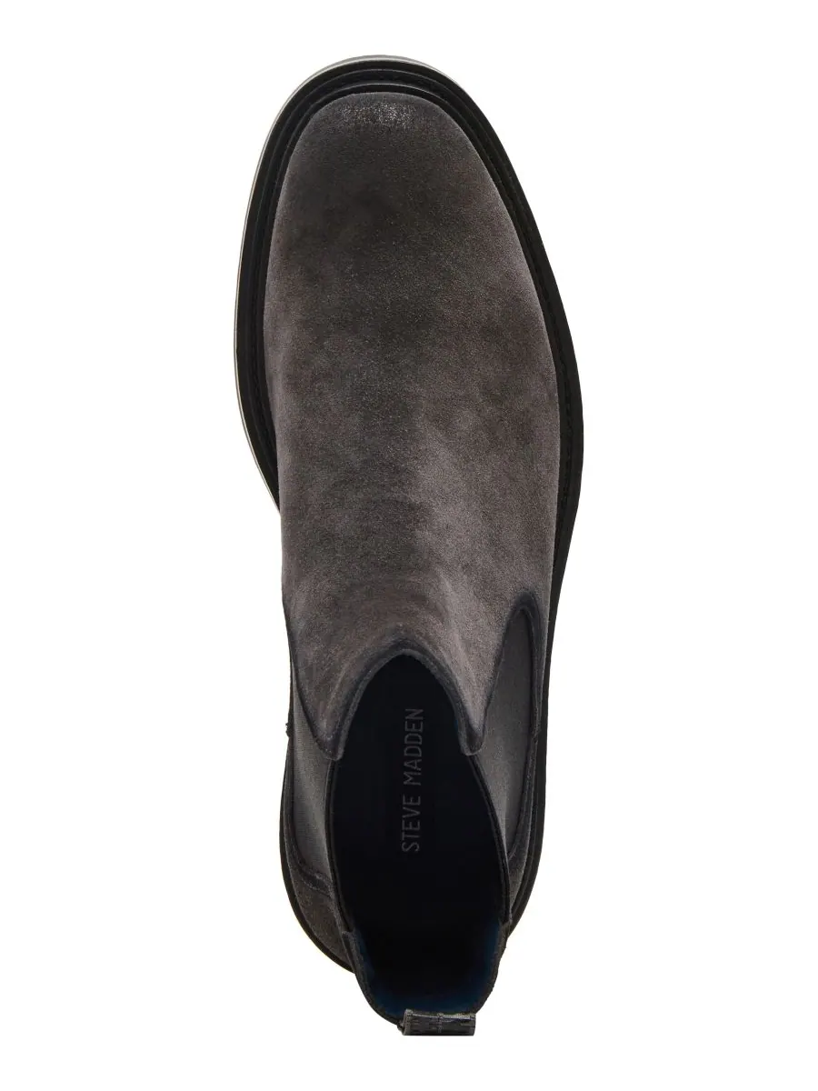 Мужские ботинки-слипоны Hamden Chelsea Steve Madden — изображение 4 из 7, серый