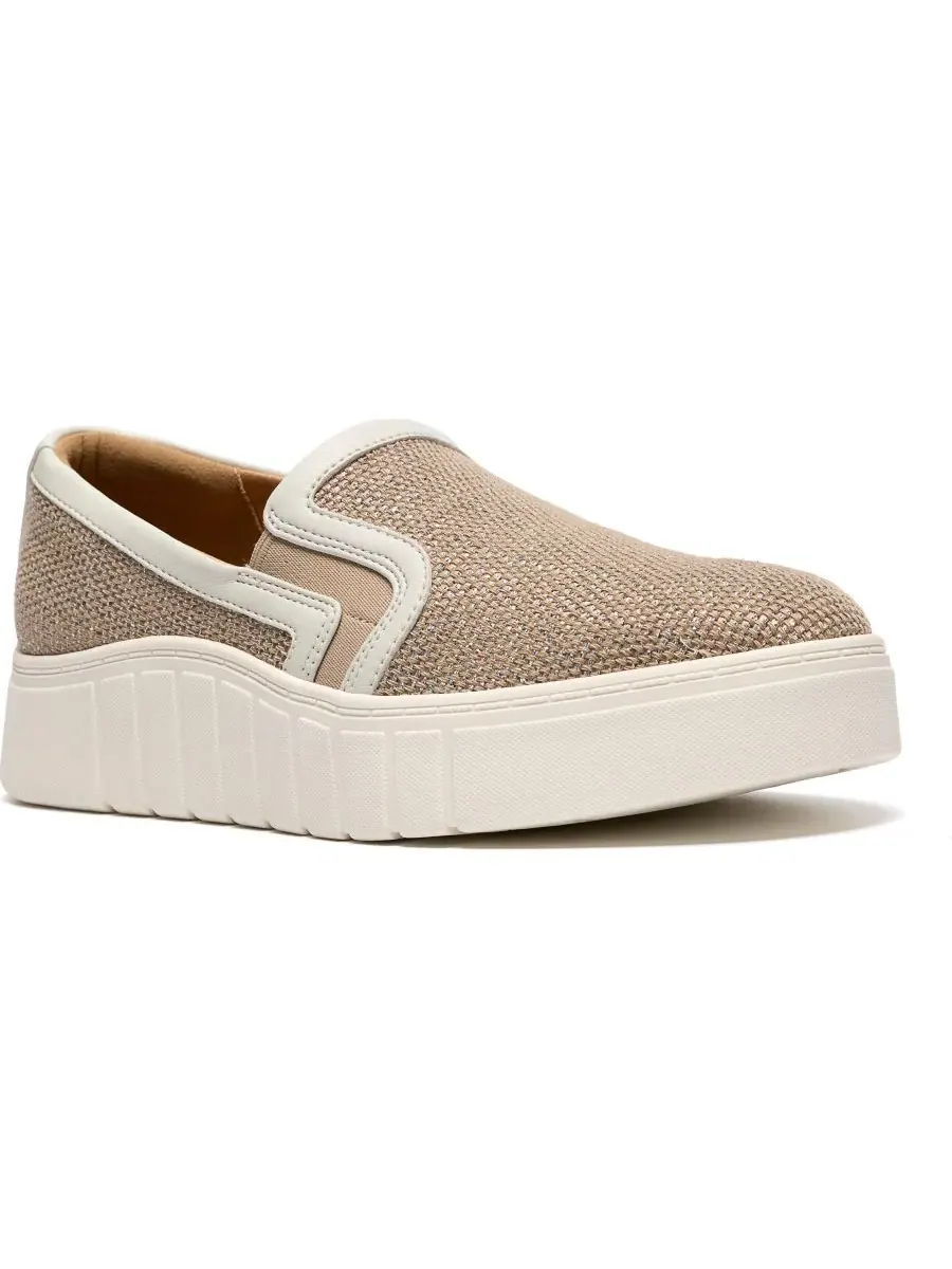 Слипоны женские Clarks Mykah Shine, без застежек — изображение 1 из 6, серебристый