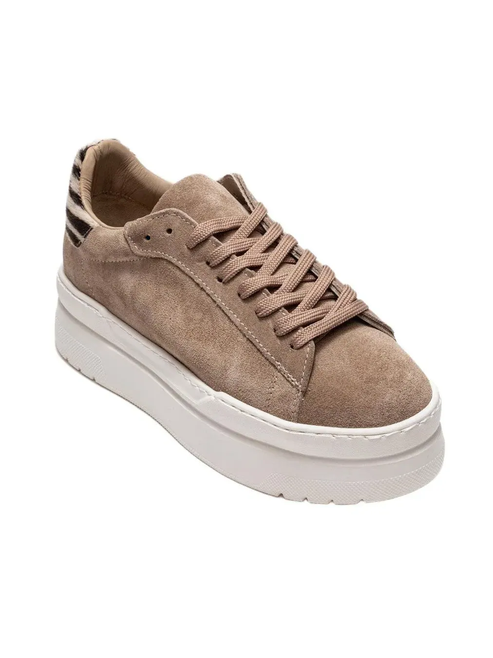 Кроссовки женские из натуральной кожи с плоской подошвой, Anabel Platform Sneakers Forever & Always