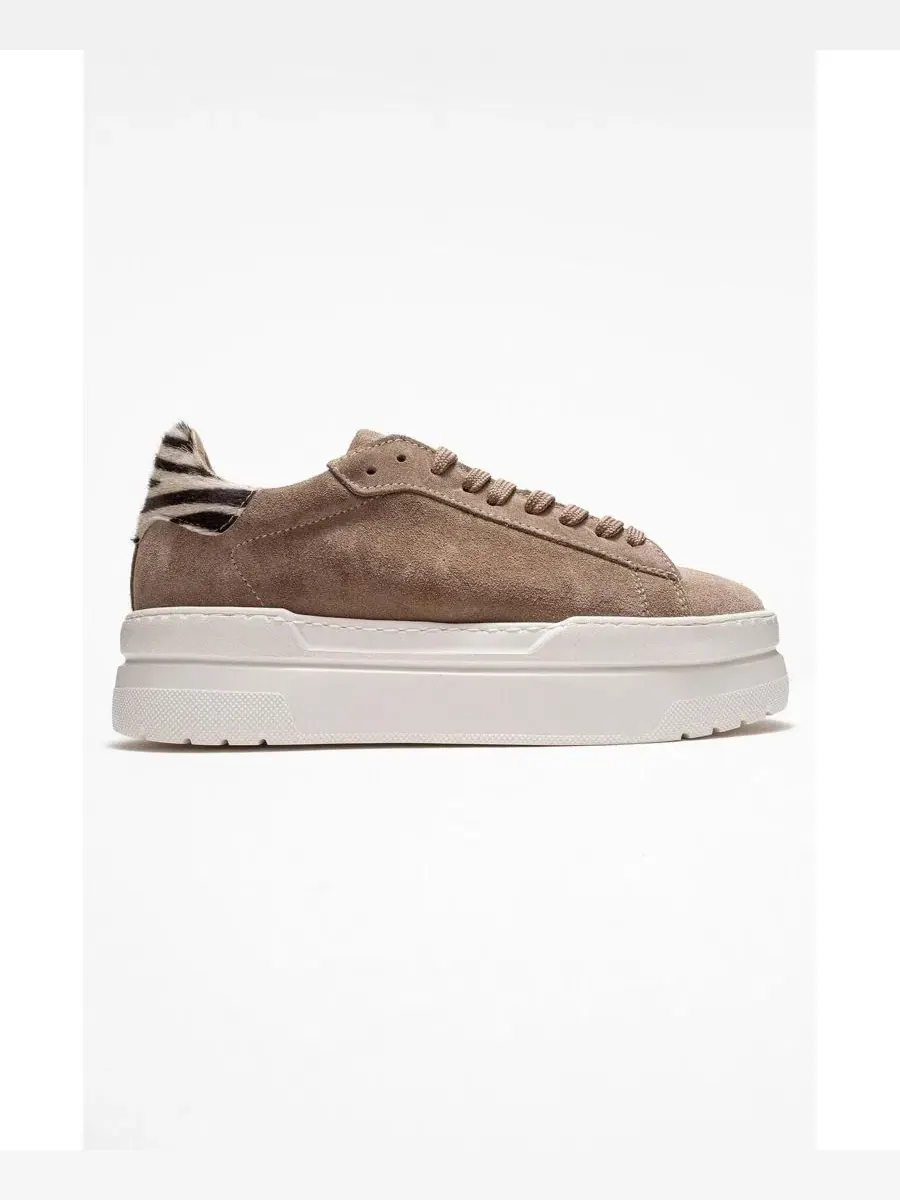 Кроссовки женские из натуральной кожи с плоской подошвой, Anabel Platform Sneakers Forever & Always — изображение 2 из 6